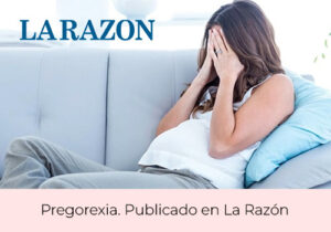 Pregorexia publicado en el periódico La Razón